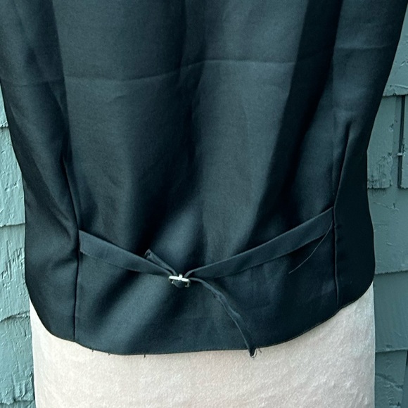 Men’s Toptie black lightweightight vest wedding prom holiday formal Small - Picture 4 of 13